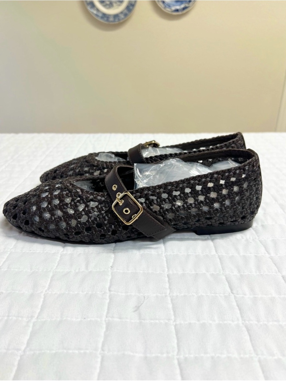 Madewell The Remy Mary Jane Flat in Dark Carob Size 8.5 NWOB - Picture 3 of 7
